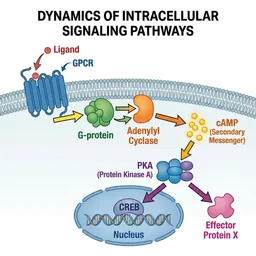 GPCR signaling pathway figure generated as a BioRender alternative